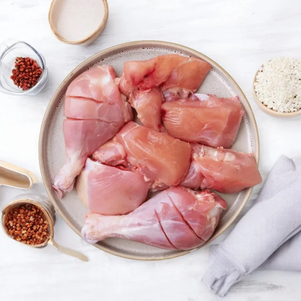 Premium Chicken Leg Curry Cut 500g
