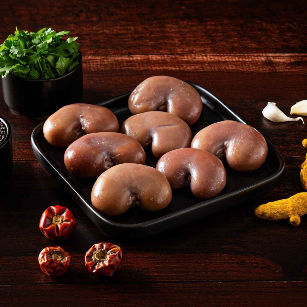 Mutton Kidney 100 g (3-8 pcs) - Fresh, Tender Goat Meat