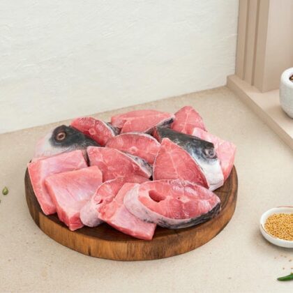 Catla Large - Bengali Cut, With Head (9-16 pcs) - Fresh, Never Frozen 2.5kg