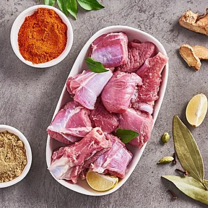 Goat - Biryani Cut 500 g (7-8 pcs) - Fresh, Tender Goat Meat