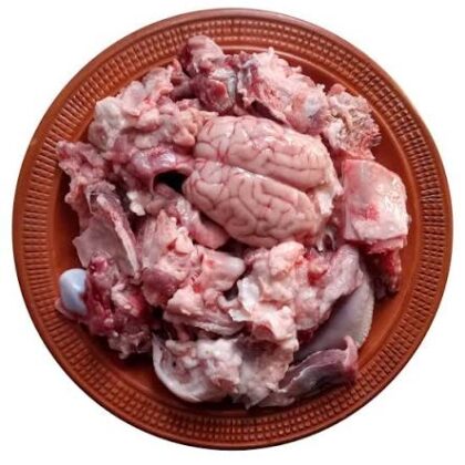 Mutton Head Meat Large - Fresh, Tender Goat Meat